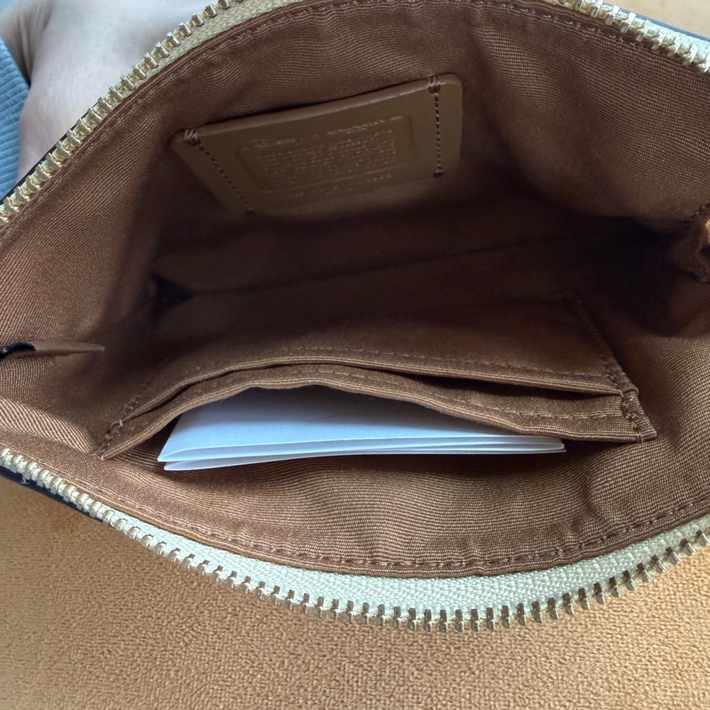 Coach x Disney Belle Small Corner Zip Leather Wristlet - Picture 6 of 7